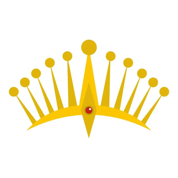 Gran icono de la corona aislado — Archivo Imágenes Vectoriales