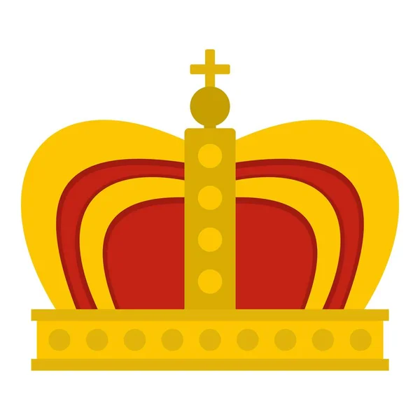 Monarchia corona icona isolata — Vettoriale Stock