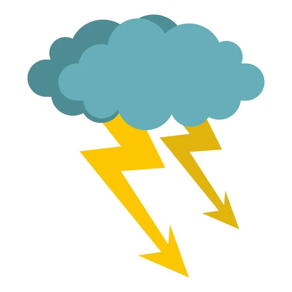 Cloud storm icon isolated — Stock Vector