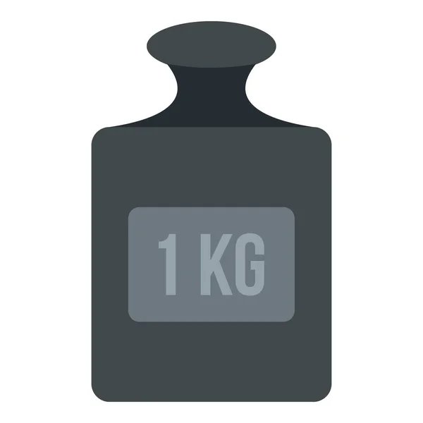 Weight 1 kg icon isolated — Stock Vector