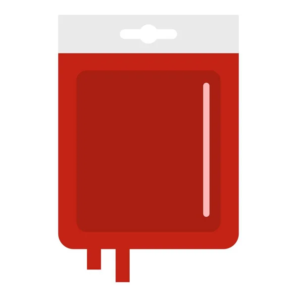 Icône transfusion sanguine isolée — Image vectorielle