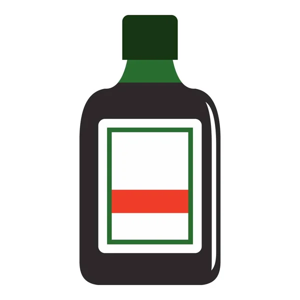 Plastic fles pictogram geïsoleerd — Stockvector