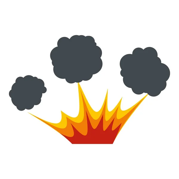 Explosion icon isolated — Stock Vector