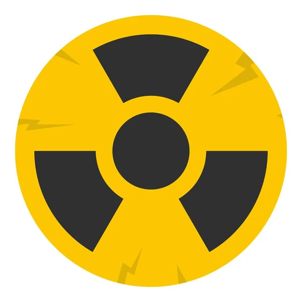 Nuclear sign icon isolated — Stock Vector