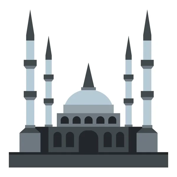 Icono de mezquita musulmana aislado — Vector de stock