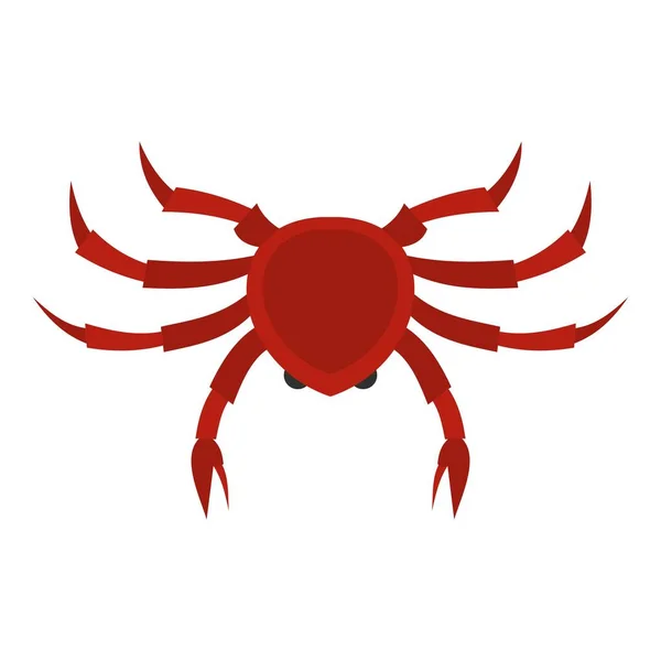 Icono de cangrejo aislado — Archivo Imágenes Vectoriales