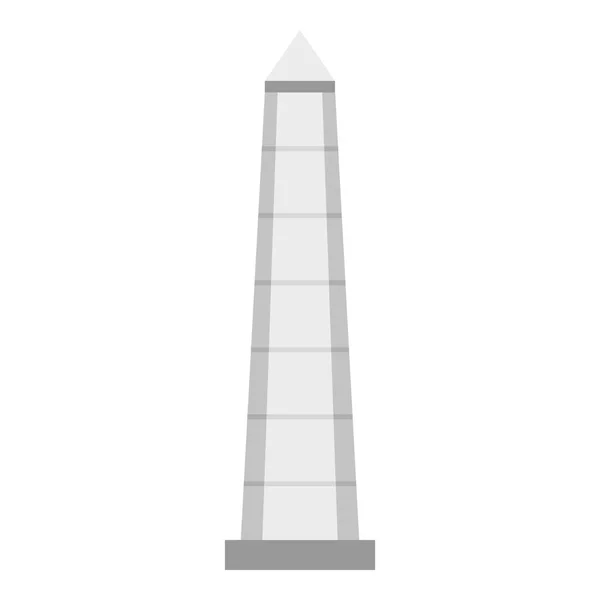 Der Obelisk von buenos aires icon isoliert — Stockvektor