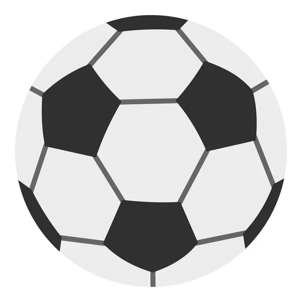 Futbol topu simgesini izole — Stok Vektör