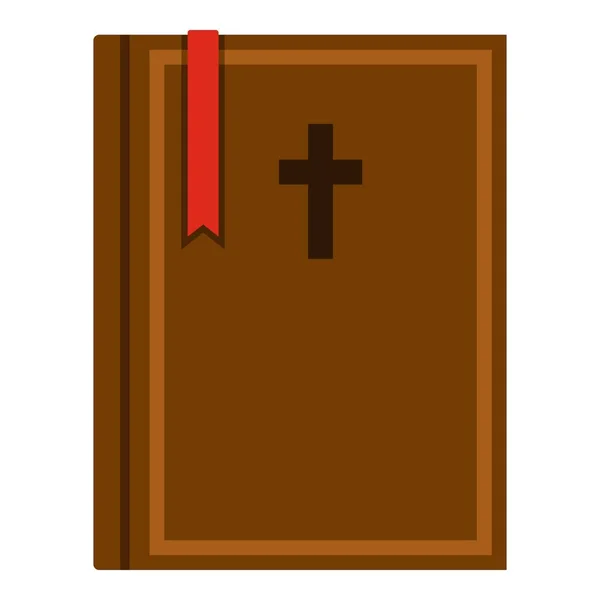 Biblia ikon elszigetelt — Stock Vector