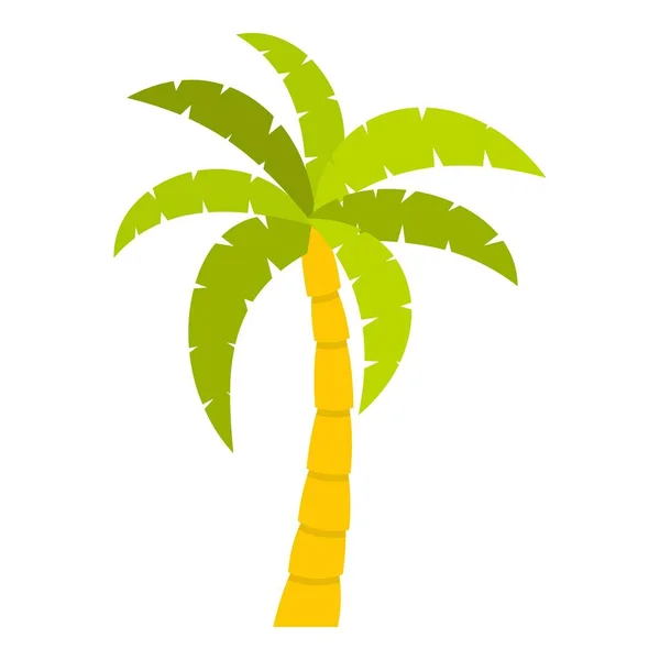Icono de palmera verde aislado — Archivo Imágenes Vectoriales
