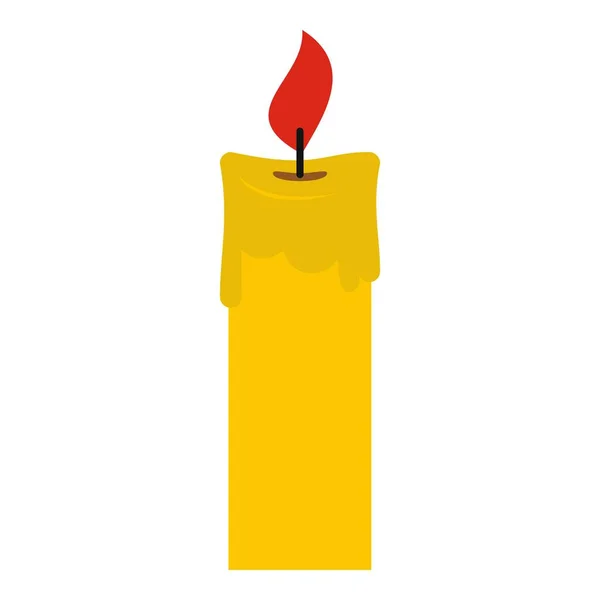 Candle icon isolated — Stock Vector