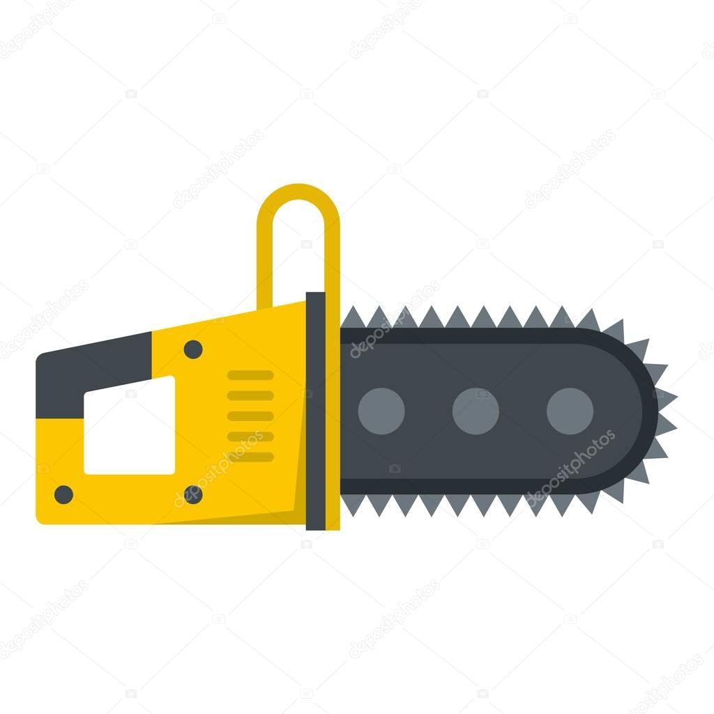 Chainsaw icon isolated