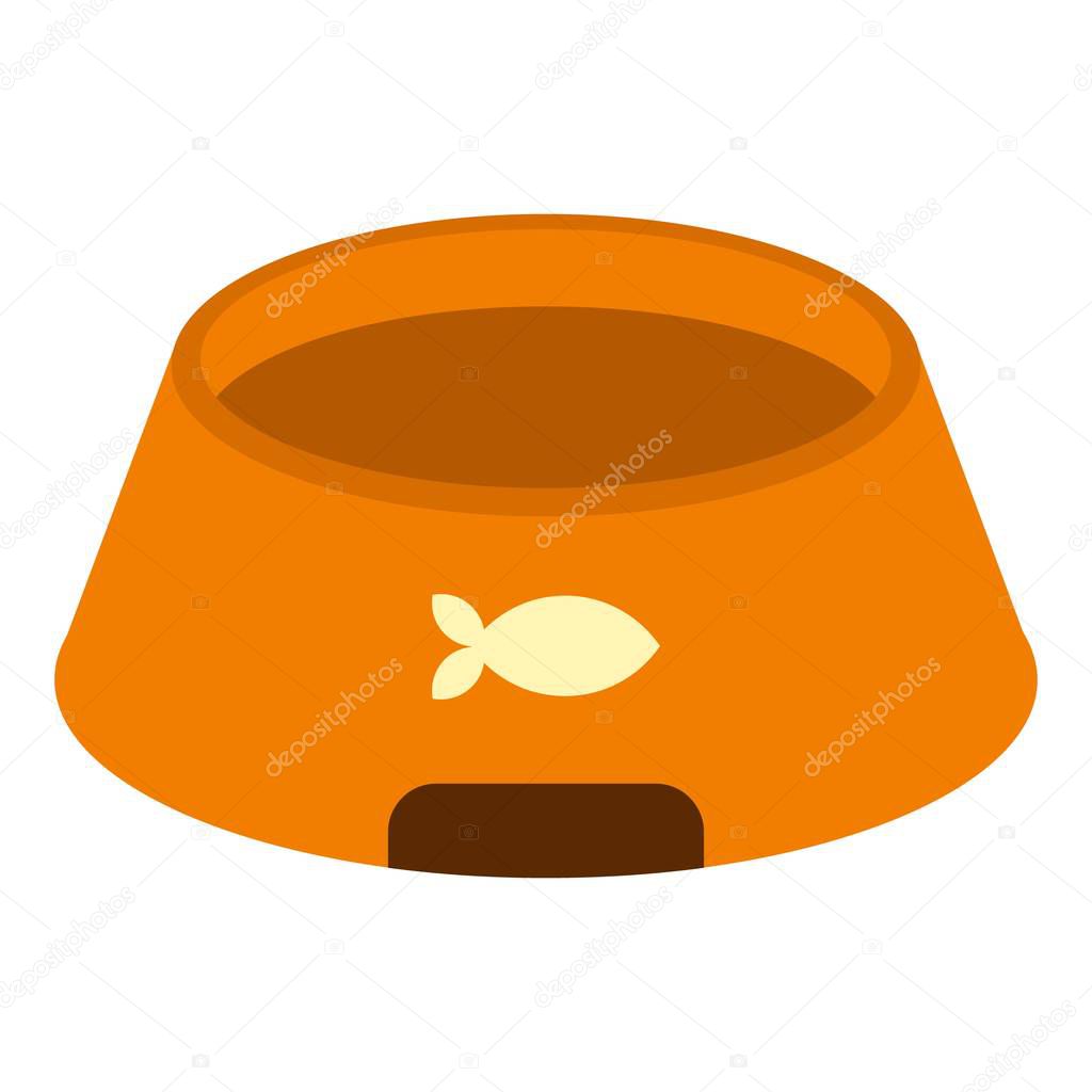 Bowl for animal icon isolated