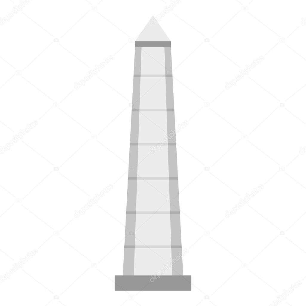 The Obelisk of Buenos Aires icon isolated