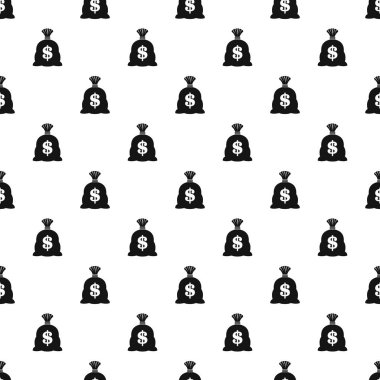 Para çantası bizimle dolar işareti tasarlamak vektör