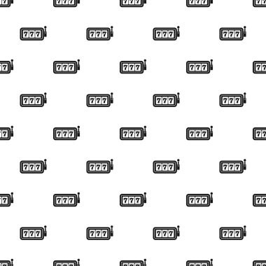 Şanslı-7 üzerinde slot makinesidir tasarlamak vektör