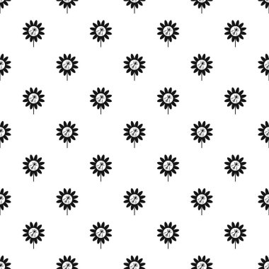 Çiçek desen vektör arıya