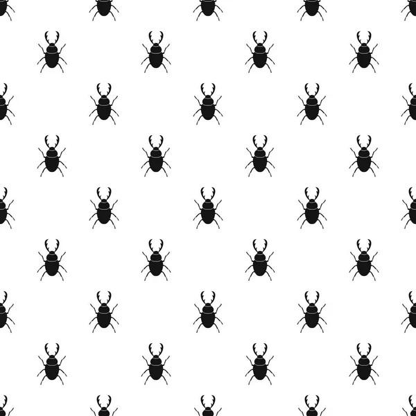 Escarabajo ciervo patrón vector — Archivo Imágenes Vectoriales