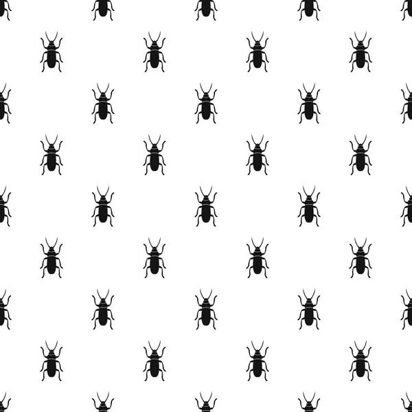 Escarabajo insecto patrón vector — Vector de stock
