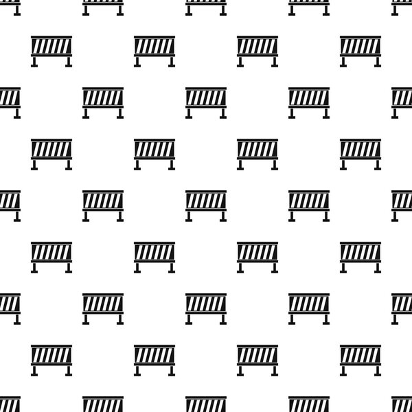 Traffic barrier pattern vector