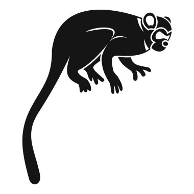 Marmoset maymun simgesi, basit tarzı