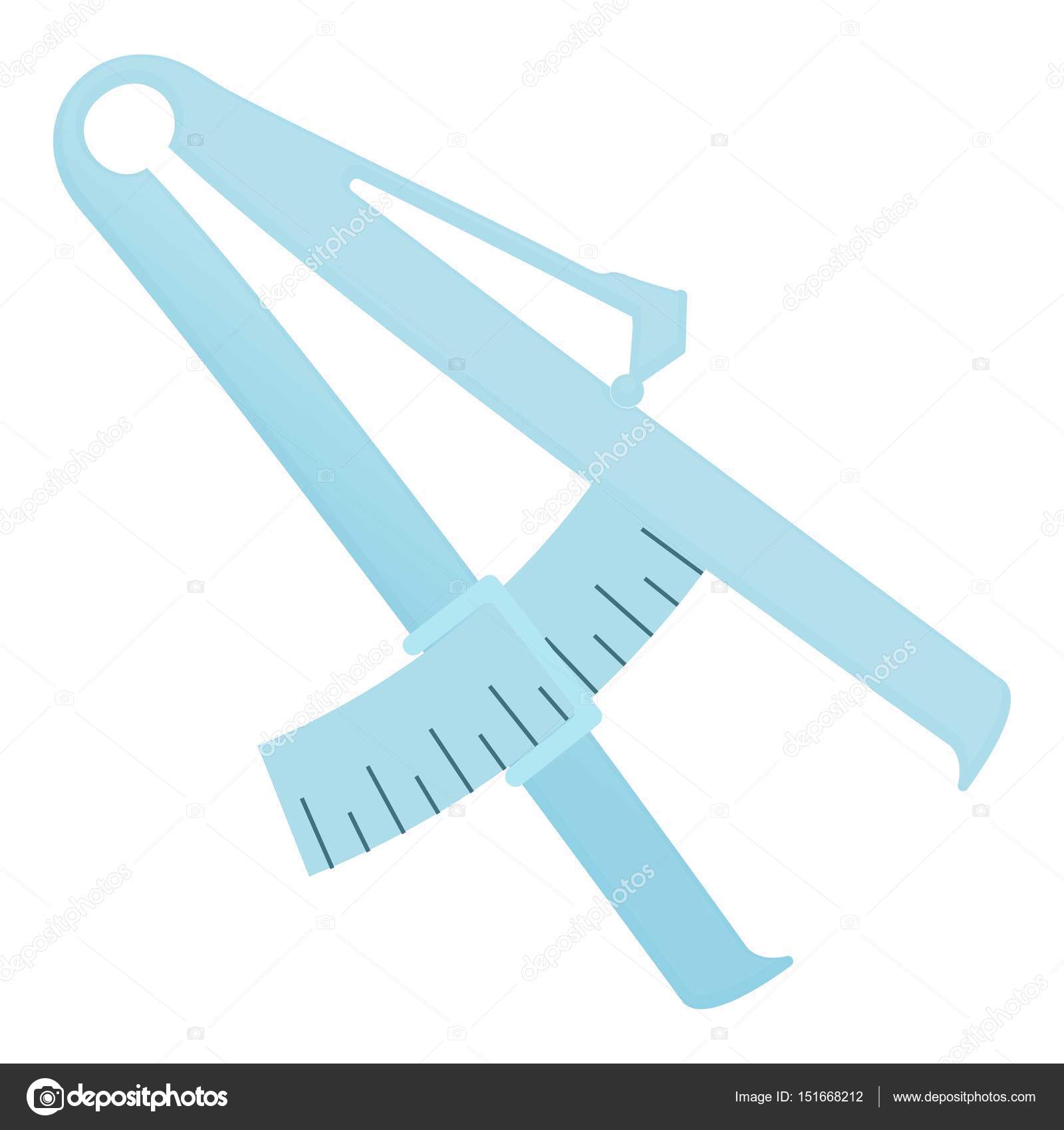 bodyfat fat calipers icon cartoon style stock vector ylivdesign body fat caliper