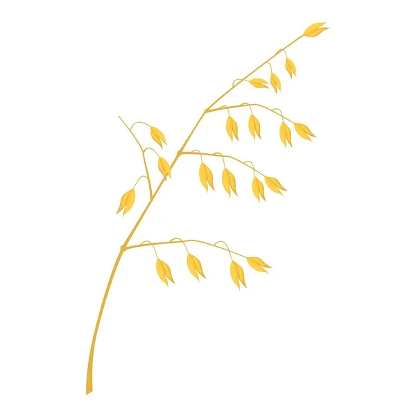 Icona della pianta di cereali, stile cartone animato — Vettoriale Stock