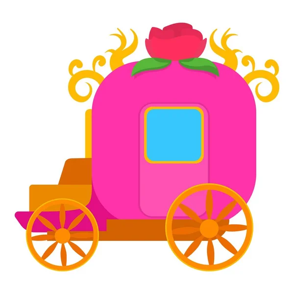 Розовый бругам для иконы принцессы — стоковый вектор