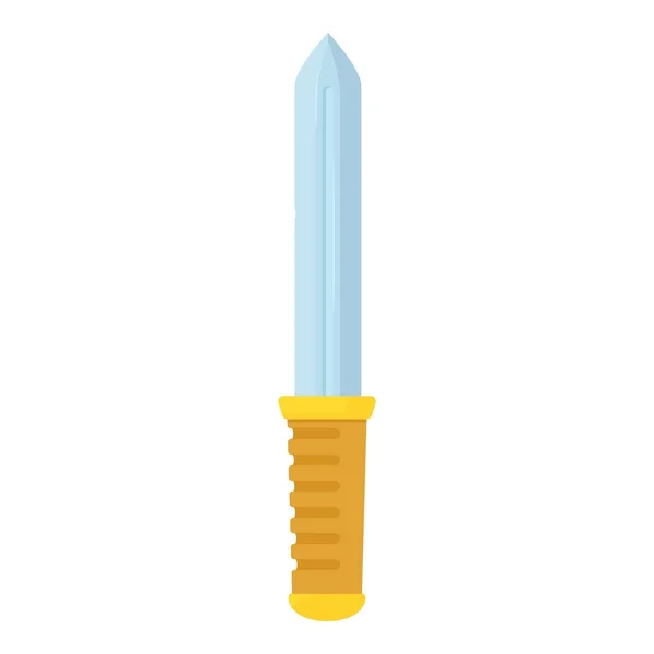 Bayonet knife icon, cartoon style — Stock Vector