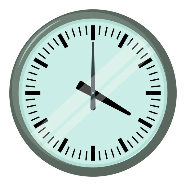Vägg klockikon, tecknad stil — Stock vektor