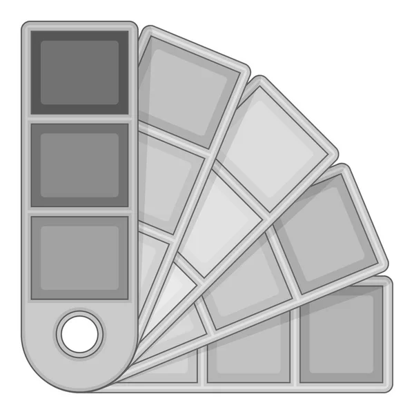 Color palette guide icon monochrome — Stock Vector