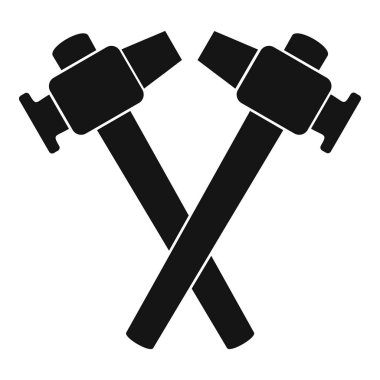 Demirci çekiç simgesi basit geçti