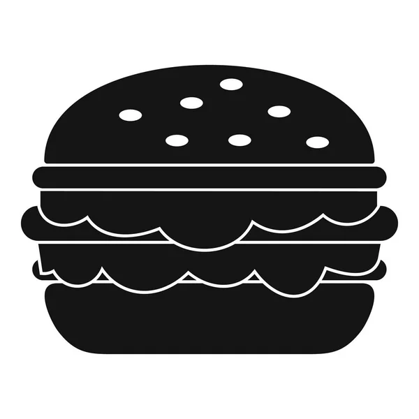 Icône hamburger simple — Image vectorielle