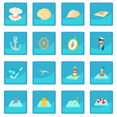 Deniz mavi kutsal kişilerin resmi app