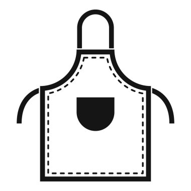 Önlük simgesi basit kaynak