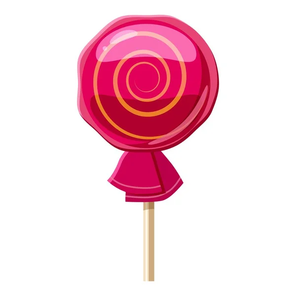 Lollipop pictogram, cartoon stijl — Stockvector