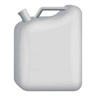 Boş bidon mockup, gerçekçi