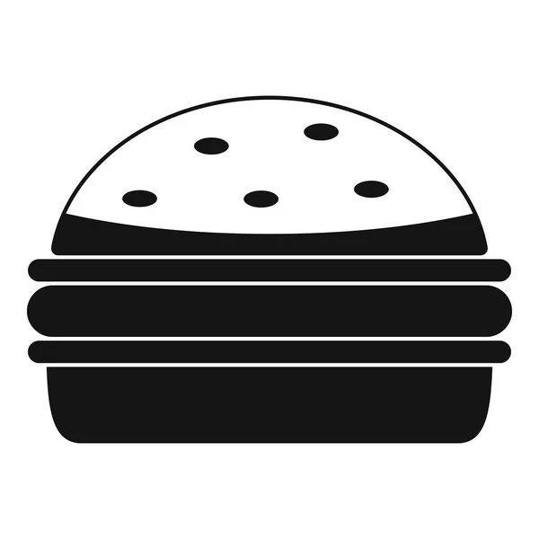 간단한 햄버거 아이콘 — 스톡 벡터