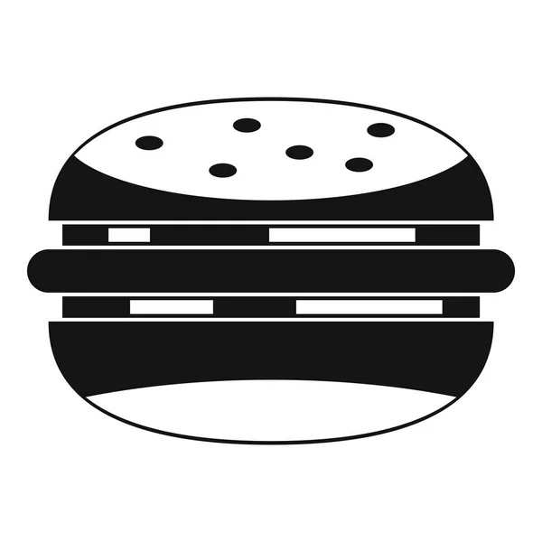 Icône hamburger simple — Image vectorielle