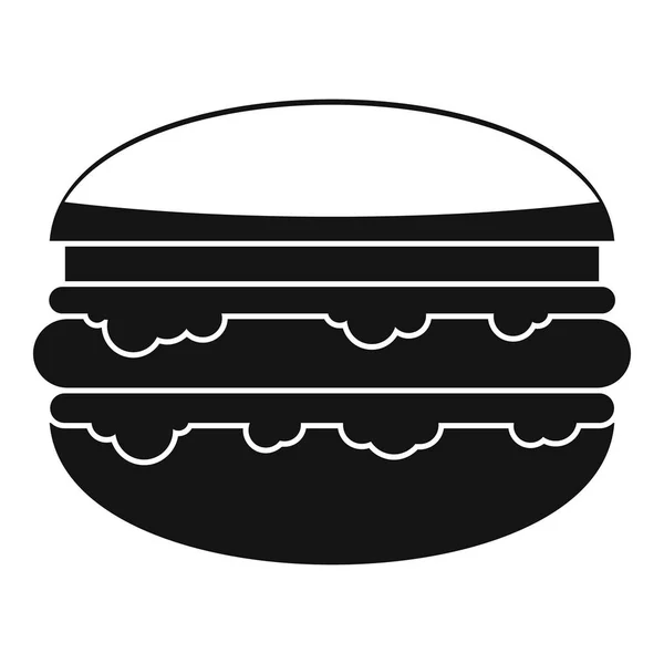 Ícone de hambúrguer simples —  Vetores de Stock