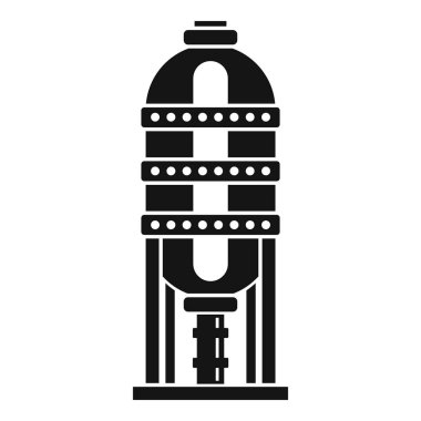 Petrol depolama simgesini, basit tarzı için kapasitesi