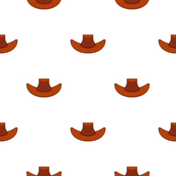 Cowboy hat pattern flat — Stock Vector