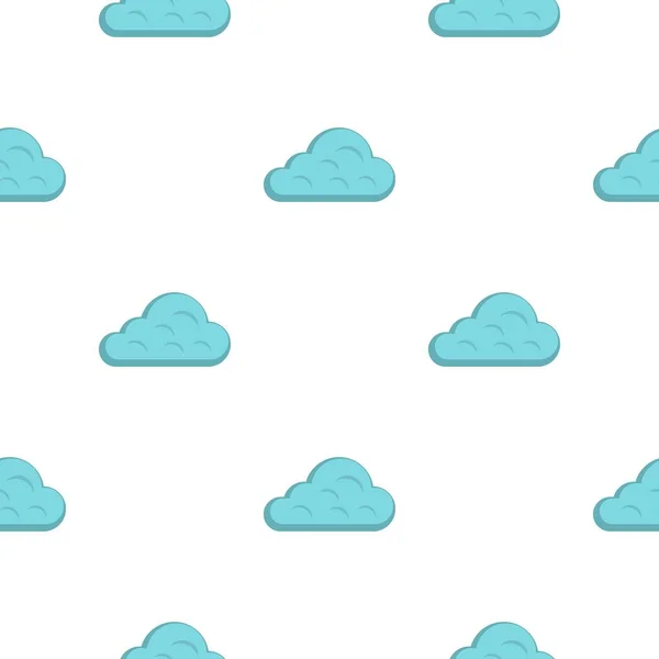 Rainy cloud pattern flat — Stock Vector