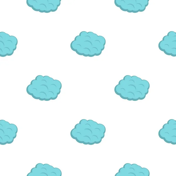 Round cloud pattern flat — Stock Vector