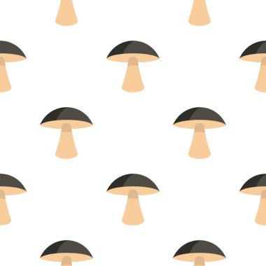 Huş mantar deseni düz