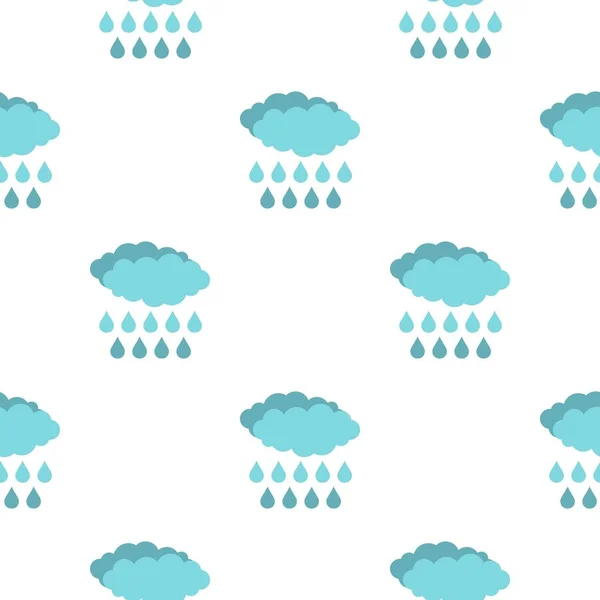 Regn mönster flat — Stock vektor