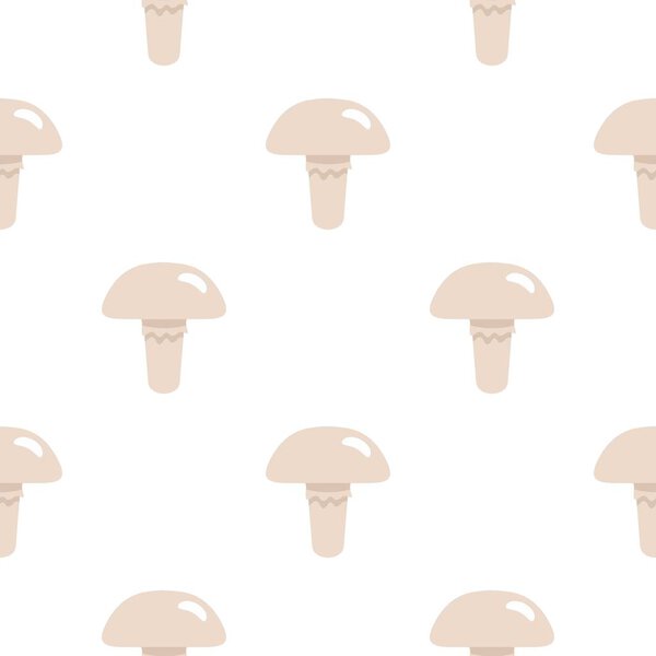 Poisonous mushroom pattern flat
