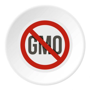 GDO, kırmızı yasak işareti simgesi daire durdurmak