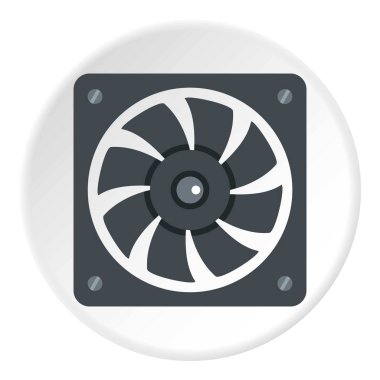 Klima kompresör birim simgesini daire