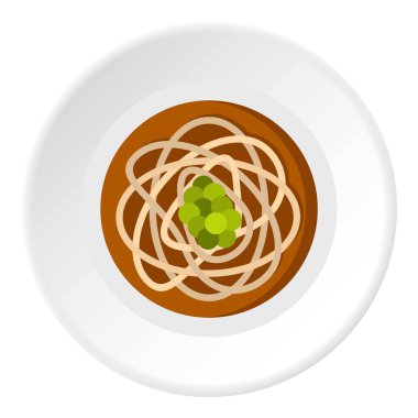 Asya erişte simgesini daire